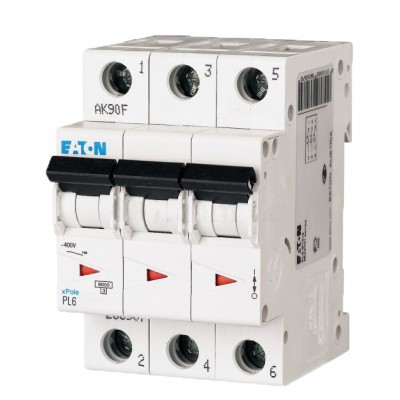 Автоматический выключатель PL6-C50/3 Eaton (Moeller) 286606