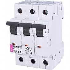 Автоматический выключатель ETIMAT 10 3p C 4А (10 kA)