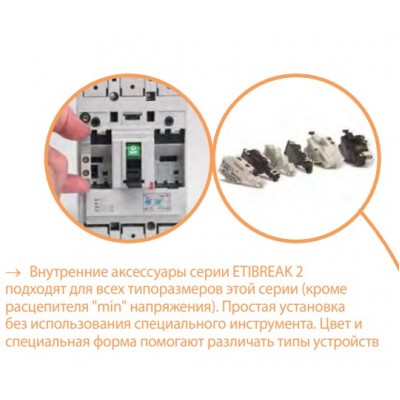 Автоматический выключатель EB2 250/3S 200А 3р (36кА) ETI 4671082