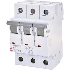 Автоматичний вимикач ETIMAT 6 3p B 10А (6 kA)