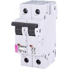 Автоматичний вимикач ETIMAT 10 2p C 6А (10 kA)