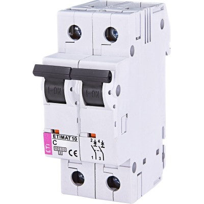 Автоматичний вимикач ETIMAT 10 2p C 20А (10 kA)