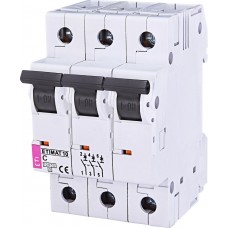 Автоматический выключатель ETIMAT 10 3p C 6А (10 kA)