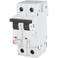 Автоматичний вимикач ETIMAT 10 DC 2p C 1A (6kA)