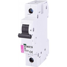 Автоматичний вимикач ETIMAT 10 1p D 1А (10 kA)