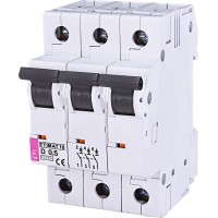 Автоматический выключатель ETIMAT 10 3p D 1.6А (10 kA)