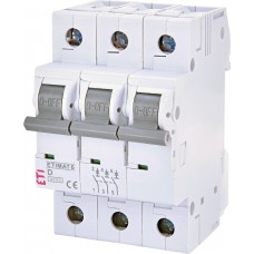 Автоматический выключатель ETIMAT 6 3p D 1A (6kA)