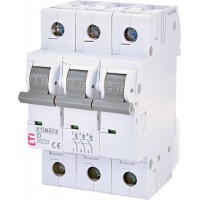 Автоматический выключатель ETIMAT 6 3p D 6A (6kA)