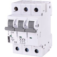 Автоматический выключатель ST-68 3p C 6А (4.5 kA)