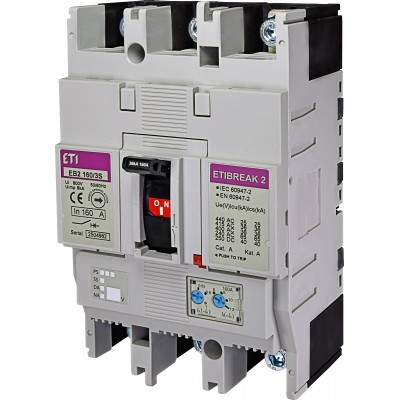 Автоматичний вимикач EB2 250/3L 200А 3р (25кА)