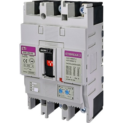 Автоматичний вимикач EB2 250/3S 250А 3р (36кА)