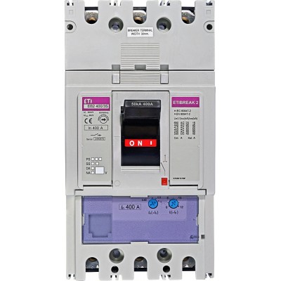 Автоматический выключатель EB2 400/3LF 400А 3р (25кА) ETI 4671105