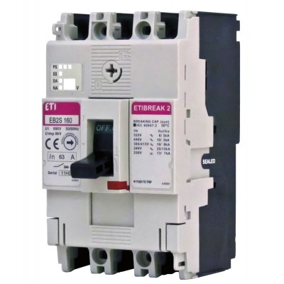 Автоматический выключатель EB2S 160/3SF 32A 3P (25kA фиксированные настройки) ETI 4671830