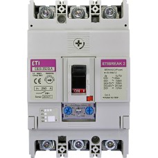 Автоматичний вимикач EB2S 250/3LA 200А 3P (16kA регульований)