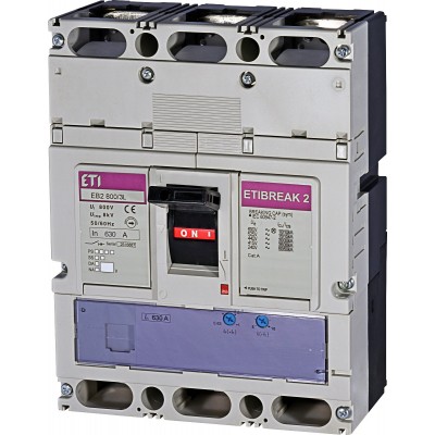 Автоматический выключатель EB2 800/3L 800A 3p (36kA) ETI 4672151