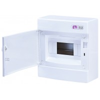Зовнішній модульний щит ECT 8PO 8 М з білими дверцятами