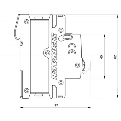 Автоматический выключатель AM617850 6кА 50А 3P+N х-ка C Schrack Technik