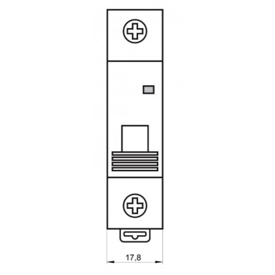 Автоматический выключатель AM618102 6кА 2А 1P х-ка B Schrack Technik