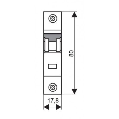 Автоматический выключатель BM418120 4,5кА 20А 1P х-ка B Schrack Technik