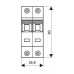 Автоматичний вимикач 6кА 2А 2P х-ка C ME