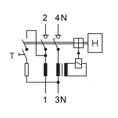 УЗО BC606203 6кА 63А 30мА 2P тип AC Schrack Technik BC606203