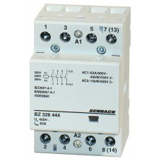 Модульний контактор BZ326444 230В AC 4НО 63А