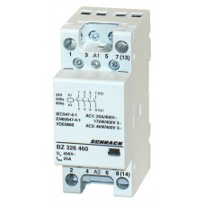 Модульный контактор BZ326460 24В AC 4НО 25А
