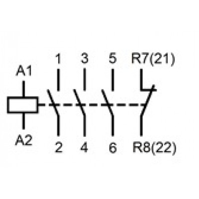Контактор 25А 3НО+1НЗ 230В AC