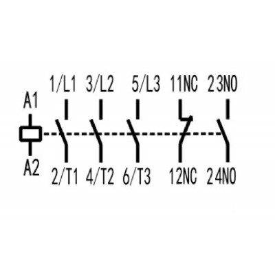 Контактор LZDC38B3 Cubico Classic 230В AC 1НО+1НЗ 18,5кВт 38А 3Р Schrack Technik