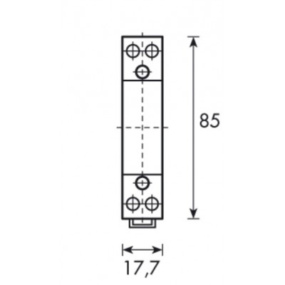 Модульный контактор BZ326453 24В DC 2НО 20А Schrack Technik