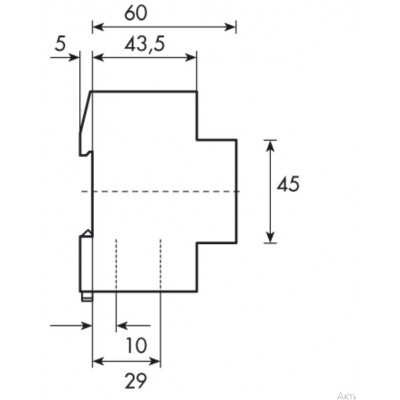 Модульный контактор BZ326453 24В DC 2НО 20А Schrack Technik