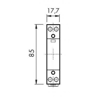 Модульный контактор BZ326475 230В АС 2НО 25А Schrack Technik