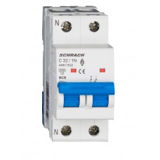 Автоматичний вимикач AM617632 6кА 32А 1P+N х-ка C