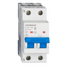 Автоматичний вимикач AM617650 6кА 50А 1P+N х-ка C