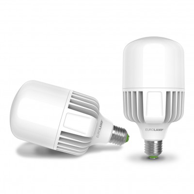 Светодиодная лампа высокомощная 100W E40 6500K Eurolamp LED-HP-100406